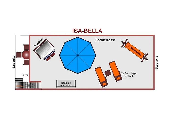 Hausboot Isa-bella * Burg (Dithmarschen)